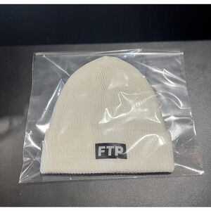 FTP F*ck The Population New White Knit Winter Hat Cap Never Worn